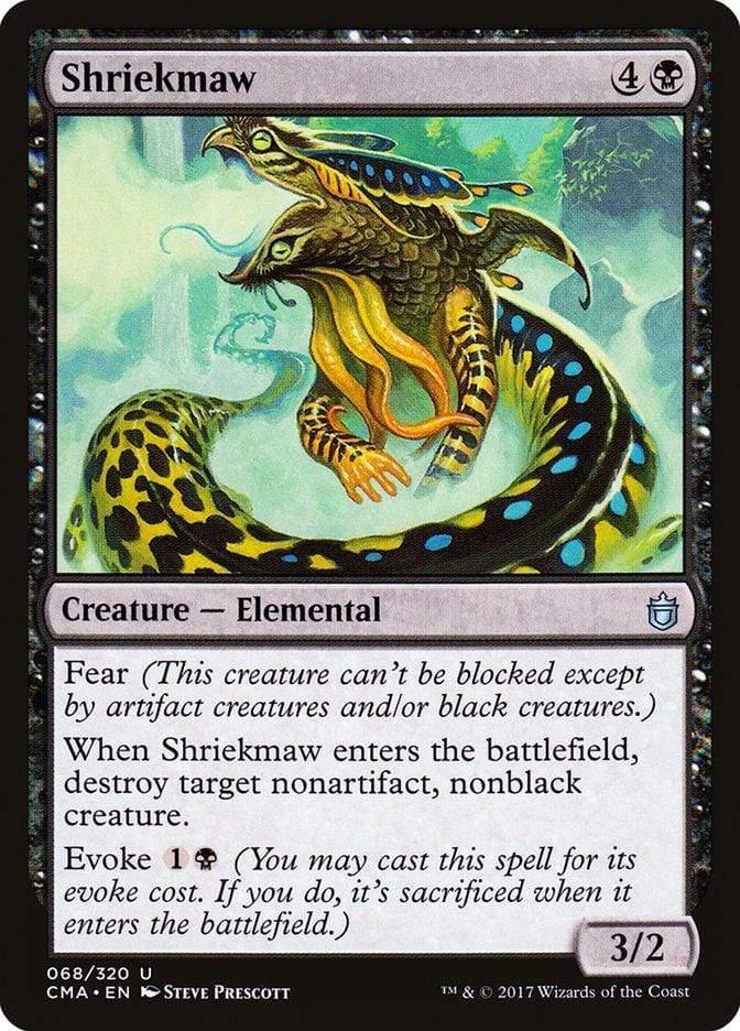 Magic: The Gathering MTG Single Shriekmaw [Commander Anthology]