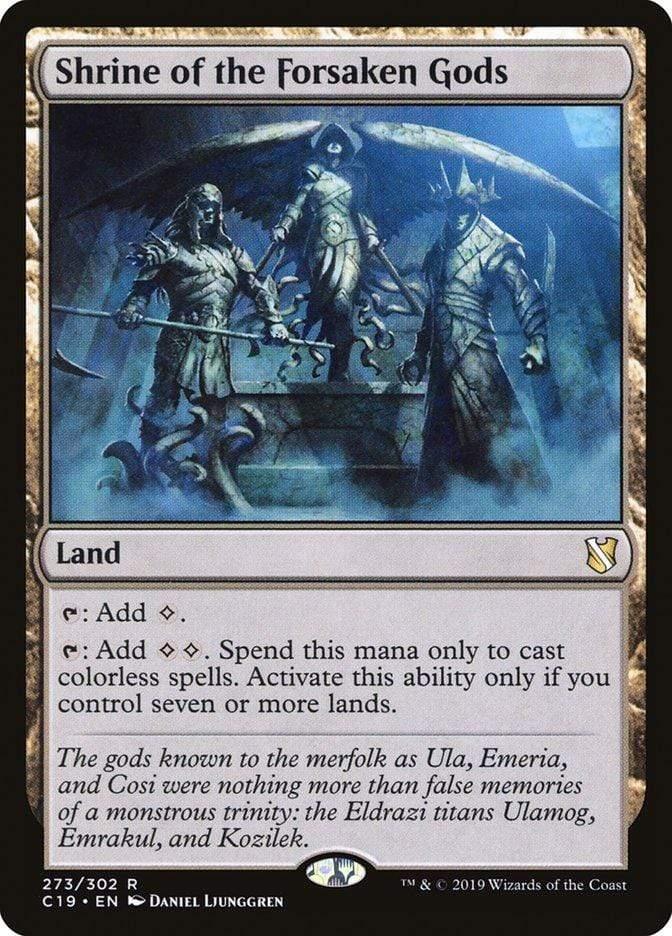 Magic: The Gathering MTG Single Shrine of the Forsaken Gods [Commander 2019]