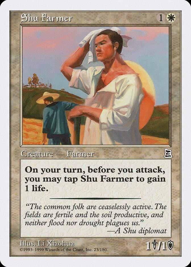 Magic: The Gathering MTG Single Shu Farmer [Portal Three Kingdoms]