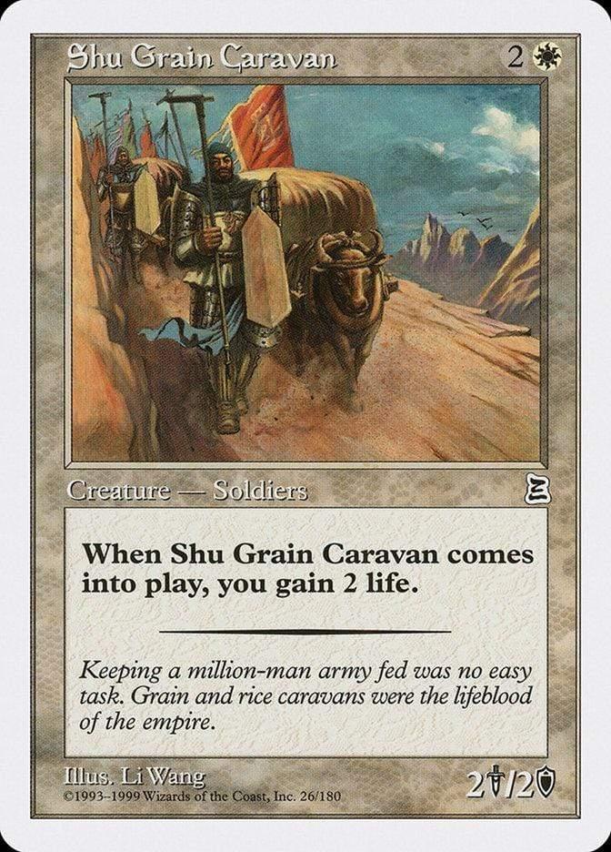 Magic: The Gathering MTG Single Shu Grain Caravan [Portal Three Kingdoms]