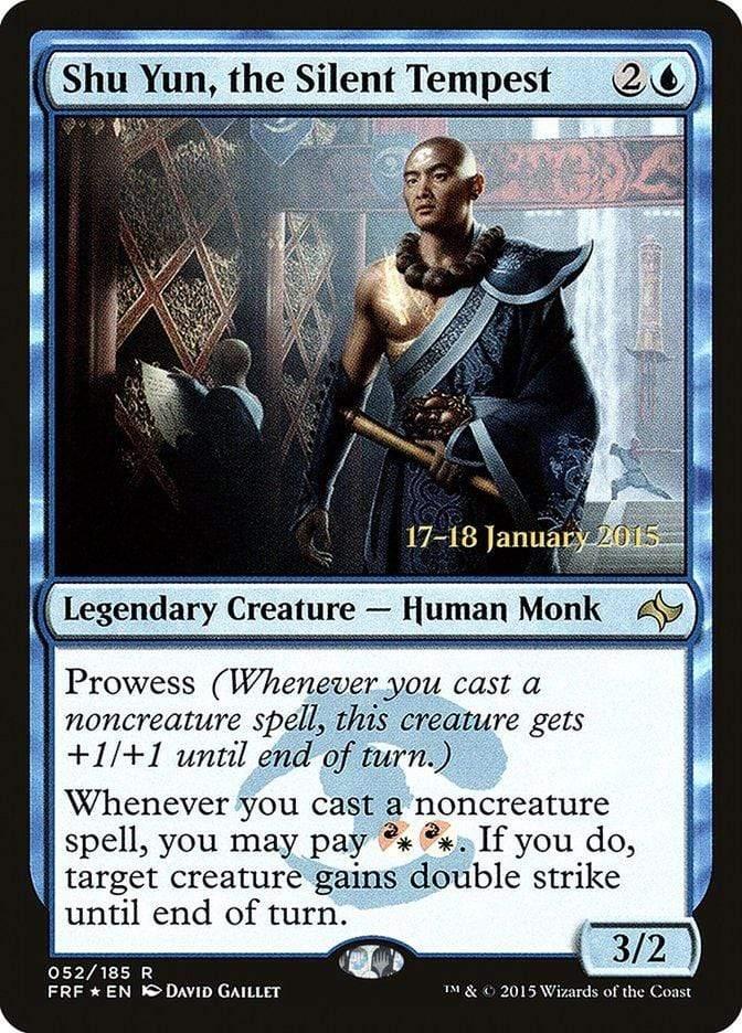 Magic: The Gathering MTG Single Shu Yun, the Silent Tempest  [Fate Reforged Prerelease Promos]