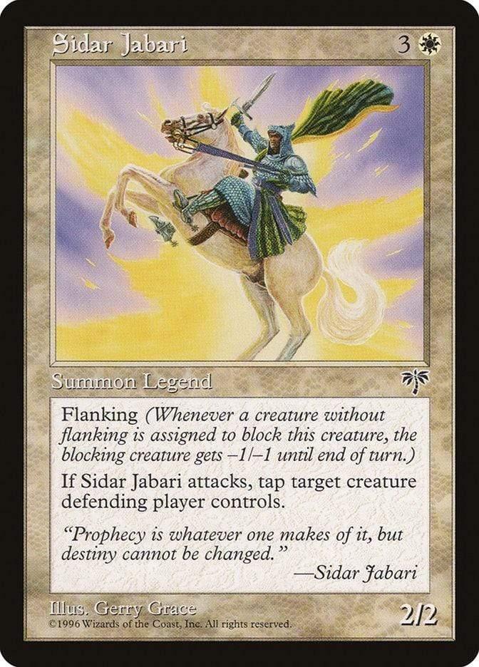 Magic: The Gathering MTG Single Sidar Jabari [Mirage]