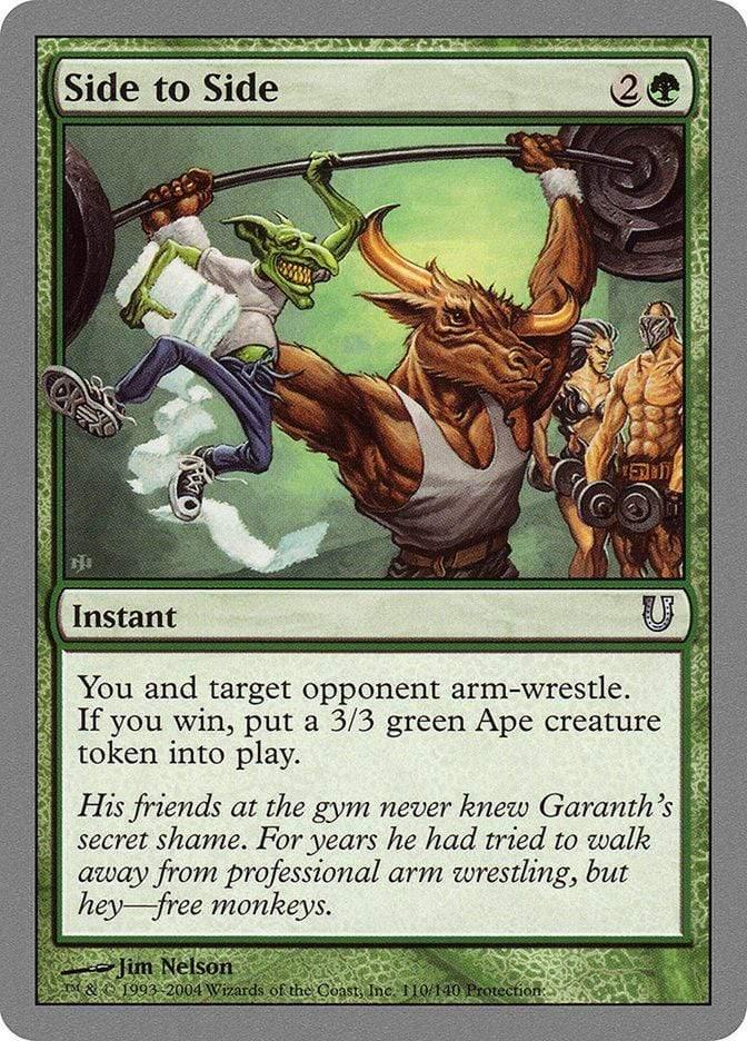Magic: The Gathering MTG Single Side to Side [Unhinged]