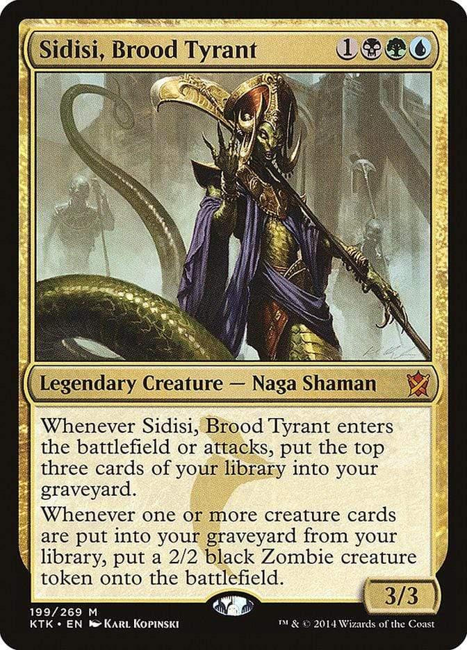 Magic: The Gathering MTG Single Sidisi, Brood Tyrant [Khans of Tarkir]