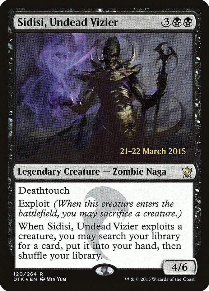 Magic: The Gathering MTG Single Sidisi, Undead Vizier  [Dragons of Tarkir Prerelease Promos]