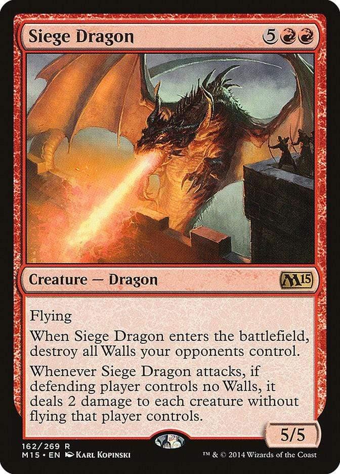 Magic: The Gathering MTG Single Siege Dragon [Magic 2015]