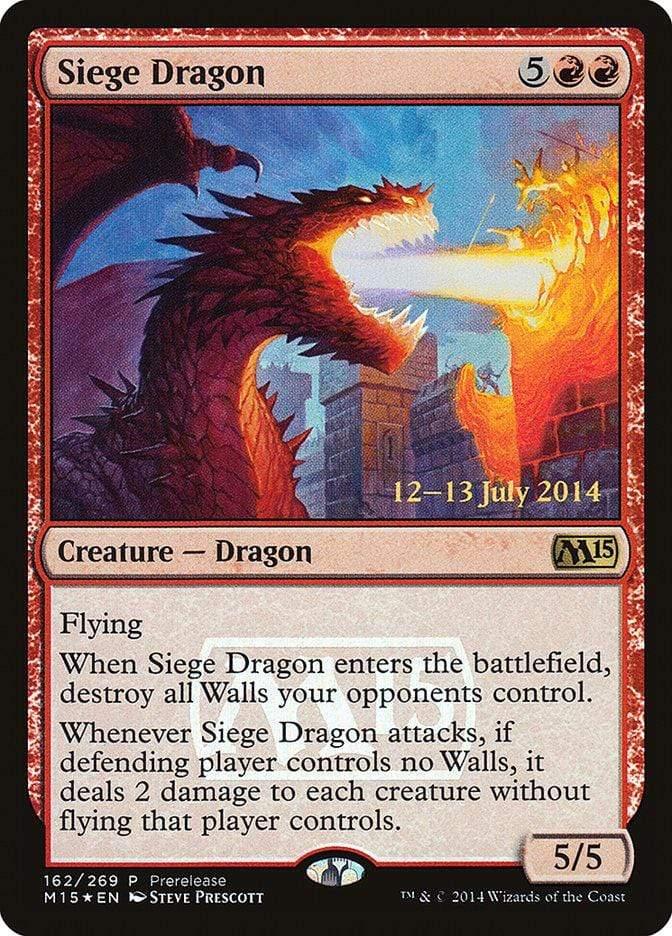 Magic: The Gathering MTG Single Siege Dragon [Magic 2015 Promos]