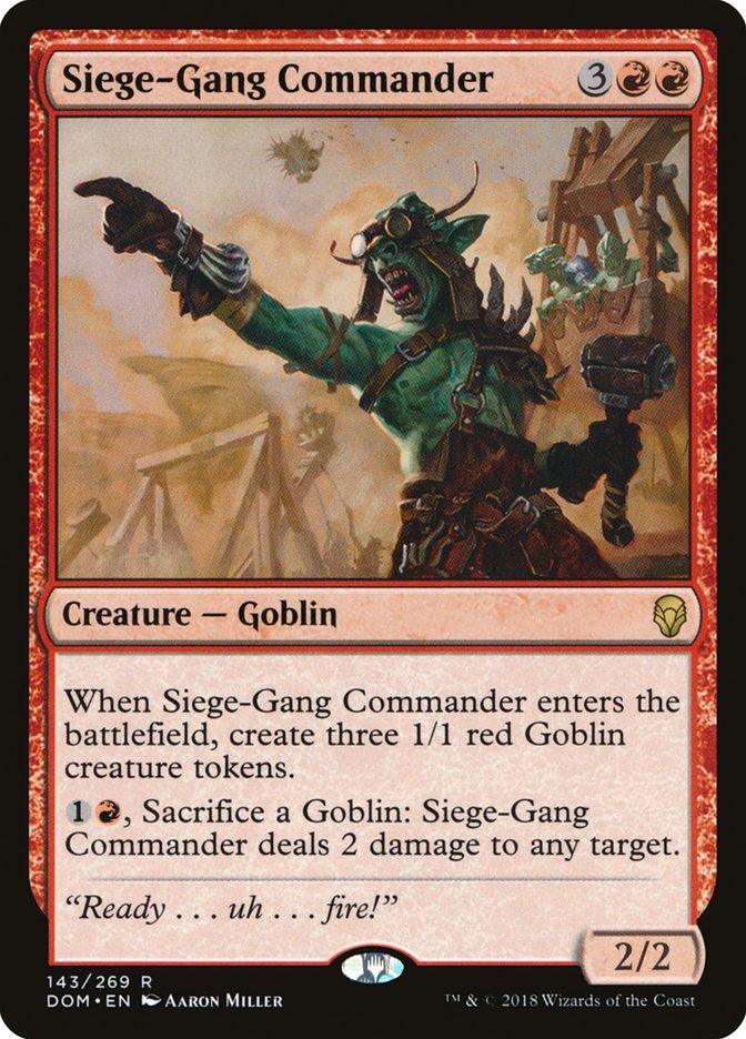 Magic: The Gathering MTG Single Siege-Gang Commander [Dominaria]
