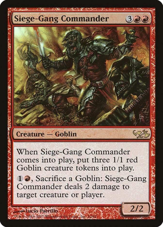 Magic: The Gathering MTG Single Siege-Gang Commander [Duel Decks: Elves vs. Goblins]