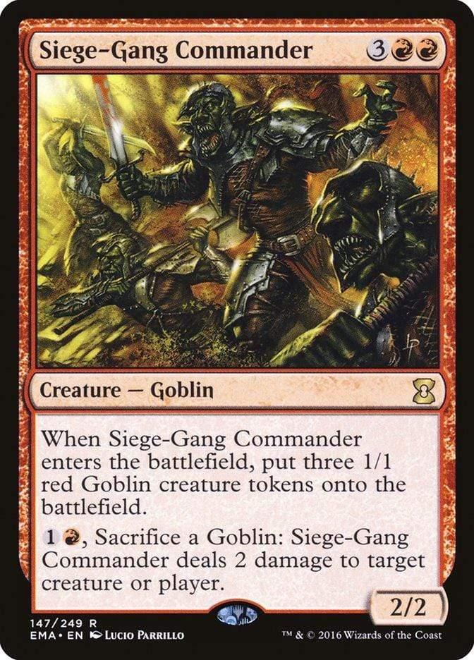 Magic: The Gathering MTG Single Siege-Gang Commander [Eternal Masters]