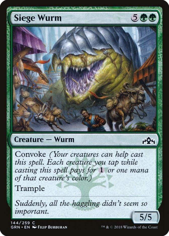 Magic: The Gathering MTG Single Siege Wurm [Guilds of Ravnica]