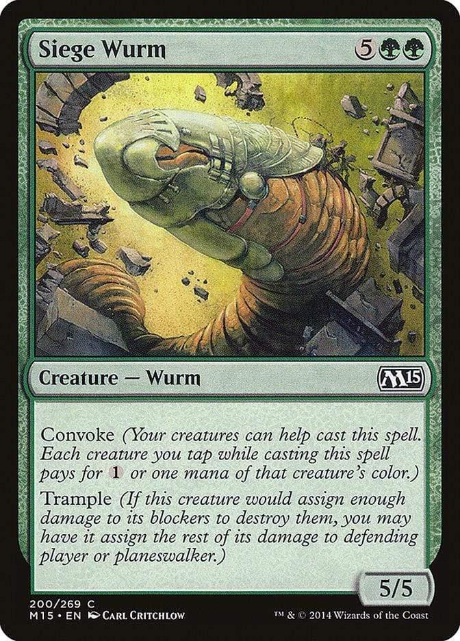 Magic: The Gathering MTG Single Siege Wurm [Magic 2015]