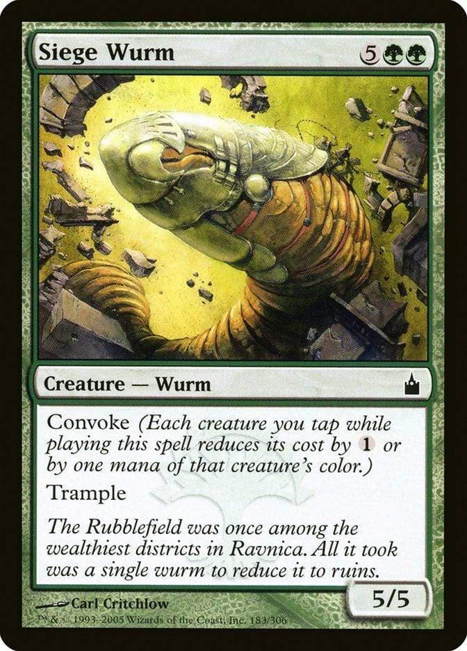 Magic: The Gathering MTG Single Siege Wurm [Ravnica: City of Guilds]