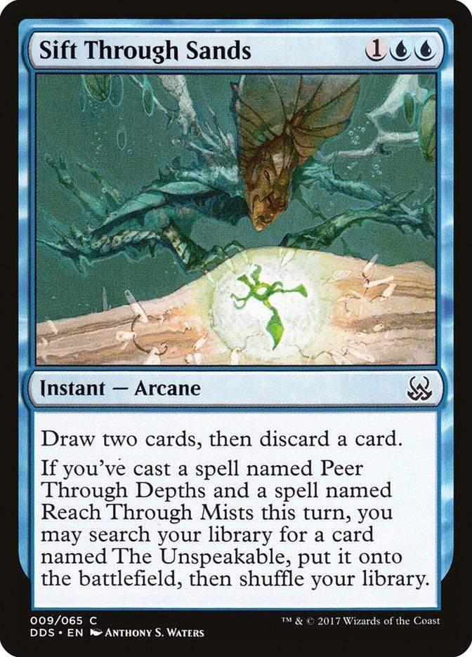 Magic: The Gathering MTG Single Sift Through Sands [Duel Decks: Mind vs. Might]