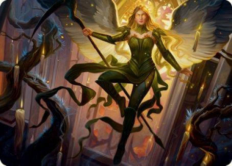 Magic: The Gathering MTG Single Sigarda, Champion of Light Art Card [Innistrad: Midnight Hunt Art Series]