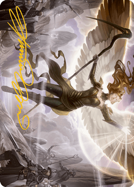 Magic: The Gathering MTG Single Sigarda's Splendor Art Card (Gold-Stamped Signature) [Innistrad: Midnight Hunt Art Series]