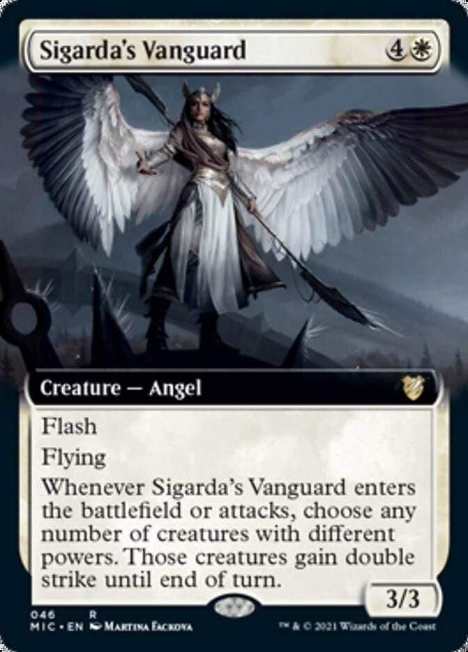 Magic: The Gathering MTG Single Sigarda's Vanguard (Extended) [Innistrad: Midnight Hunt Commander]