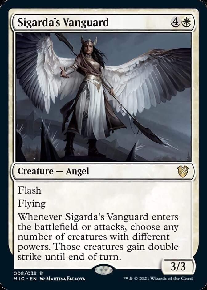 Magic: The Gathering MTG Single Sigarda's Vanguard [Innistrad: Midnight Hunt Commander]