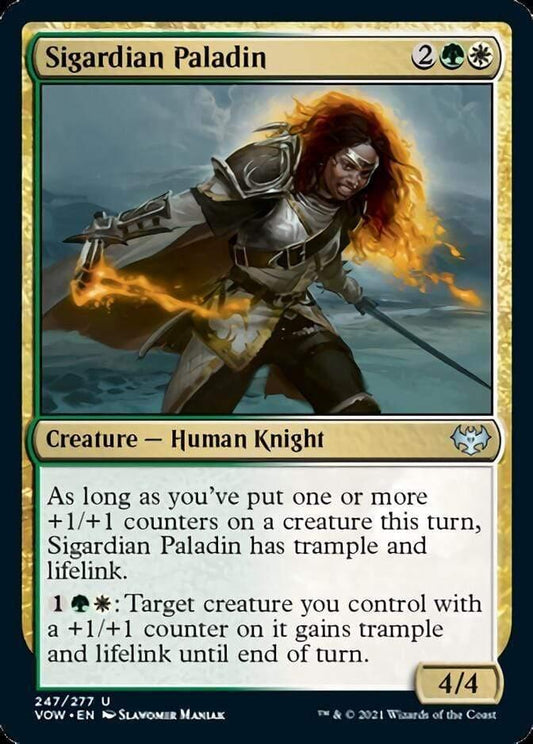 Magic: The Gathering MTG Single Sigardian Paladin [Innistrad: Crimson Vow]