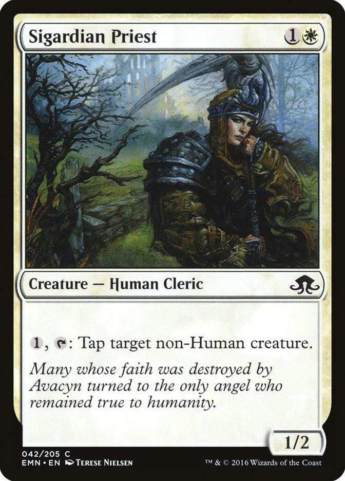 Magic: The Gathering MTG Single Sigardian Priest [Eldritch Moon]