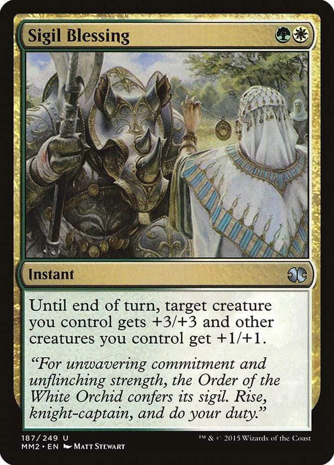 Magic: The Gathering MTG Single Sigil Blessing [Modern Masters 2015]