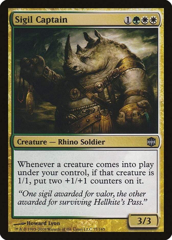 Magic: The Gathering MTG Single Sigil Captain [Alara Reborn]