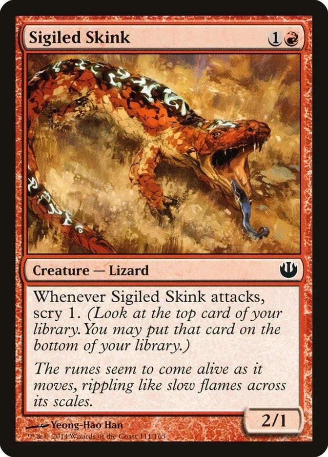 Magic: The Gathering MTG Single Sigiled Skink [Journey into Nyx]