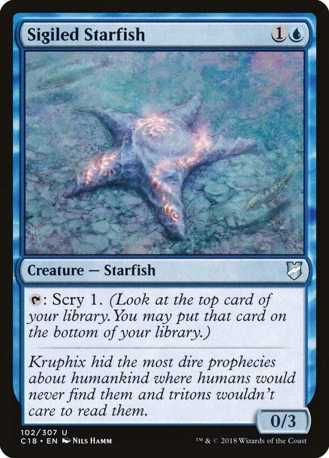 Magic: The Gathering MTG Single Sigiled Starfish [Commander 2018]