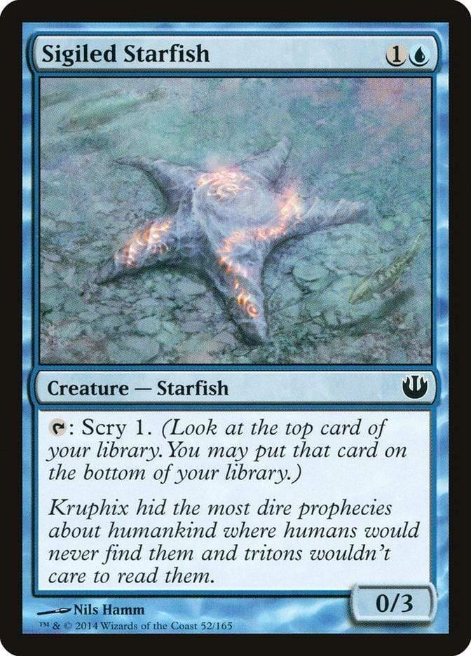 Magic: The Gathering MTG Single Sigiled Starfish [Journey into Nyx]