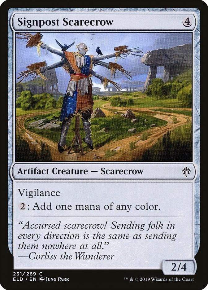 Magic: The Gathering MTG Single Signpost Scarecrow [Throne of Eldraine]