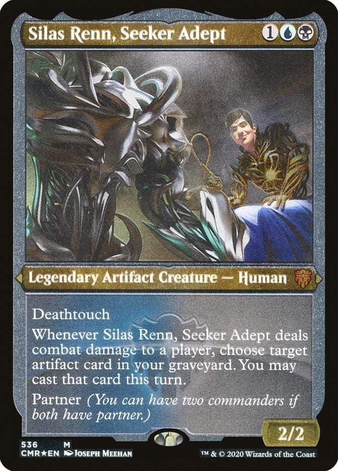 Magic: The Gathering MTG Single Silas Renn, Seeker Adept [Commander Legends Etched]