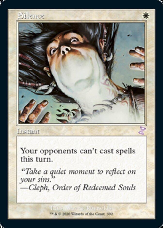 Magic: The Gathering MTG Single Silence (Timeshifted) [Time Spiral Remastered]