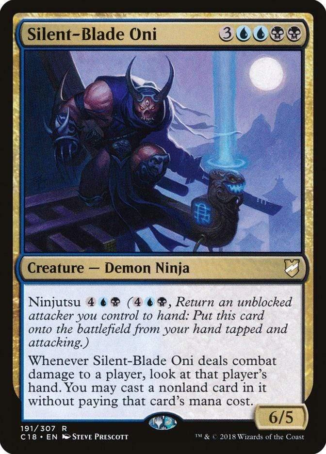 Magic: The Gathering MTG Single Silent-Blade Oni [Commander 2018]