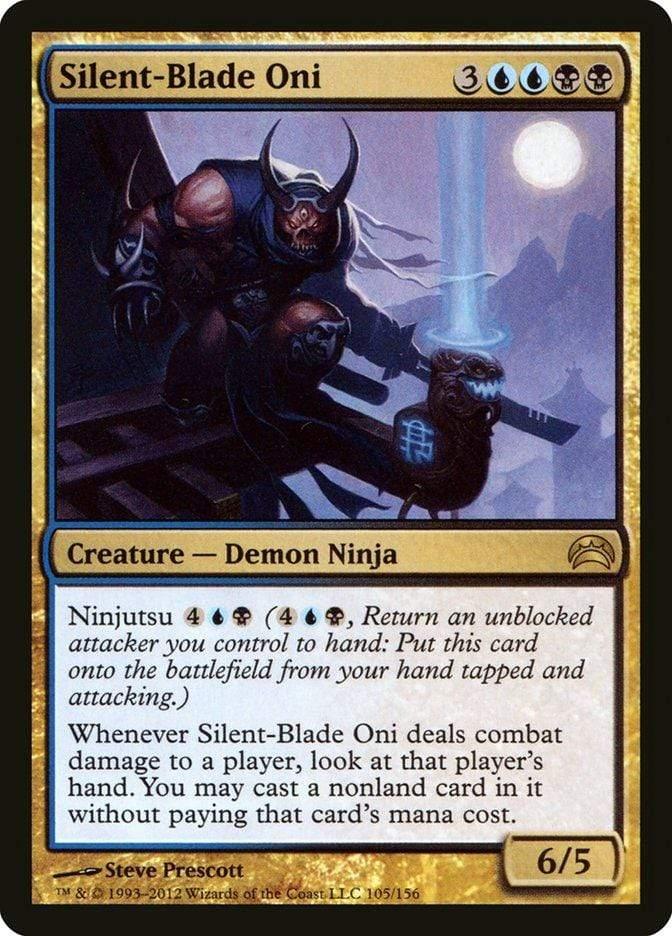 Magic: The Gathering MTG Single Silent-Blade Oni [Planechase 2012]