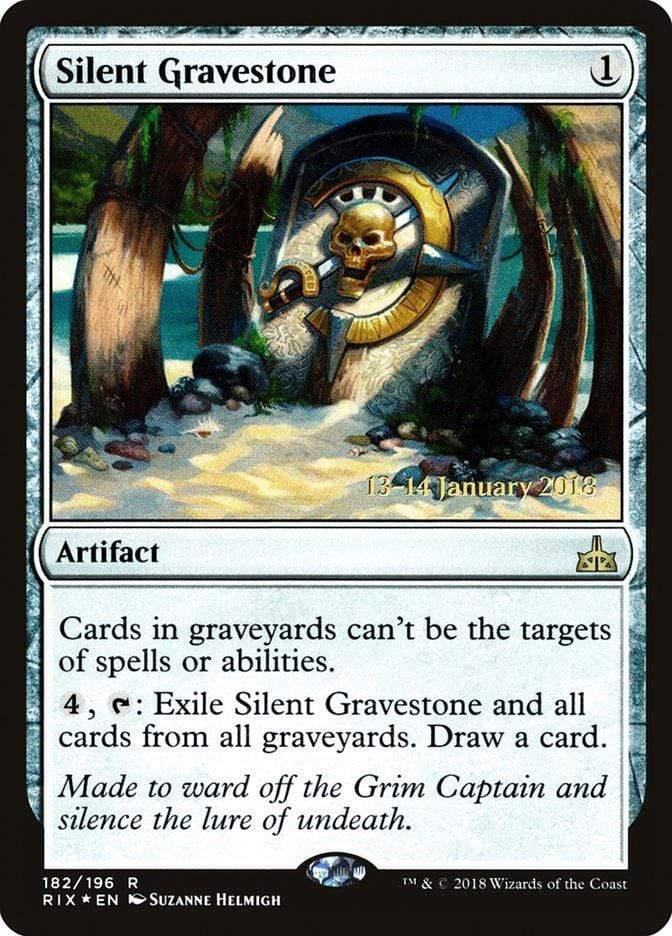 Magic: The Gathering MTG Single Silent Gravestone [Rivals of Ixalan Prerelease Promos]