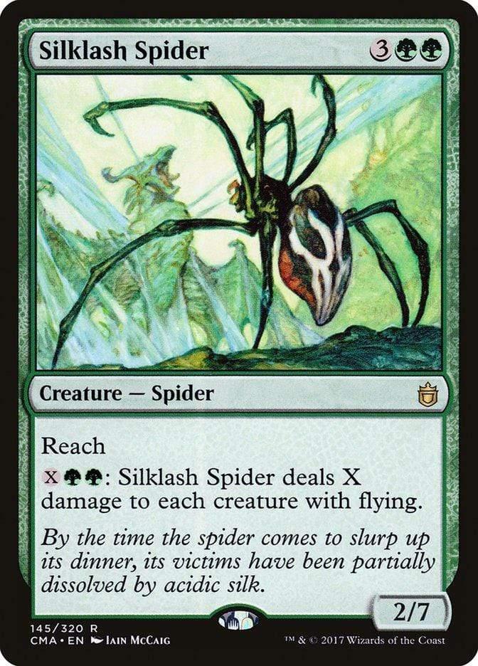 Magic: The Gathering MTG Single Silklash Spider [Commander Anthology]