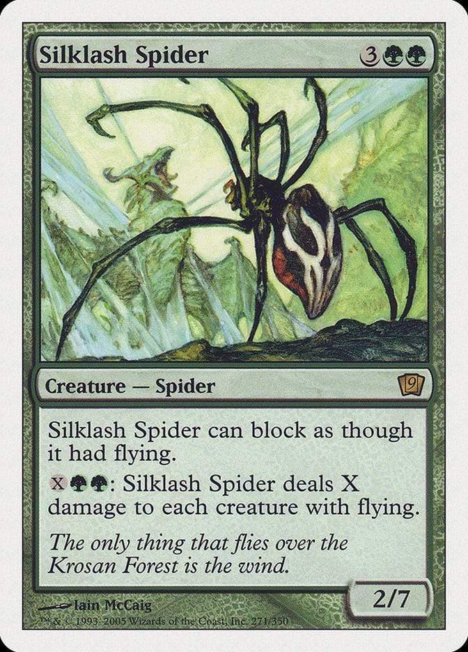 Magic: The Gathering MTG Single Silklash Spider [Ninth Edition]