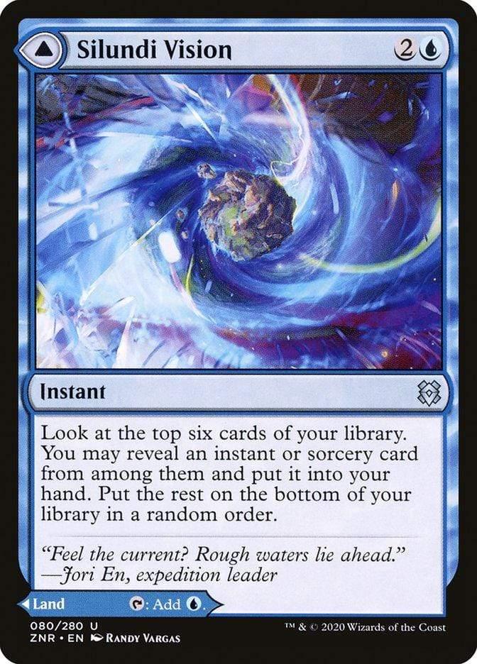 Magic: The Gathering MTG Single Silundi Vision // Silundi Isle [Zendikar Rising]