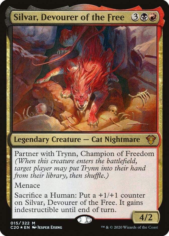 Magic: The Gathering MTG Single Silvar, Devourer of the Free [Commander 2020]
