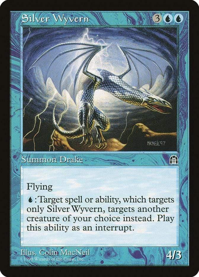 Magic: The Gathering MTG Single Silver Wyvern [Stronghold]