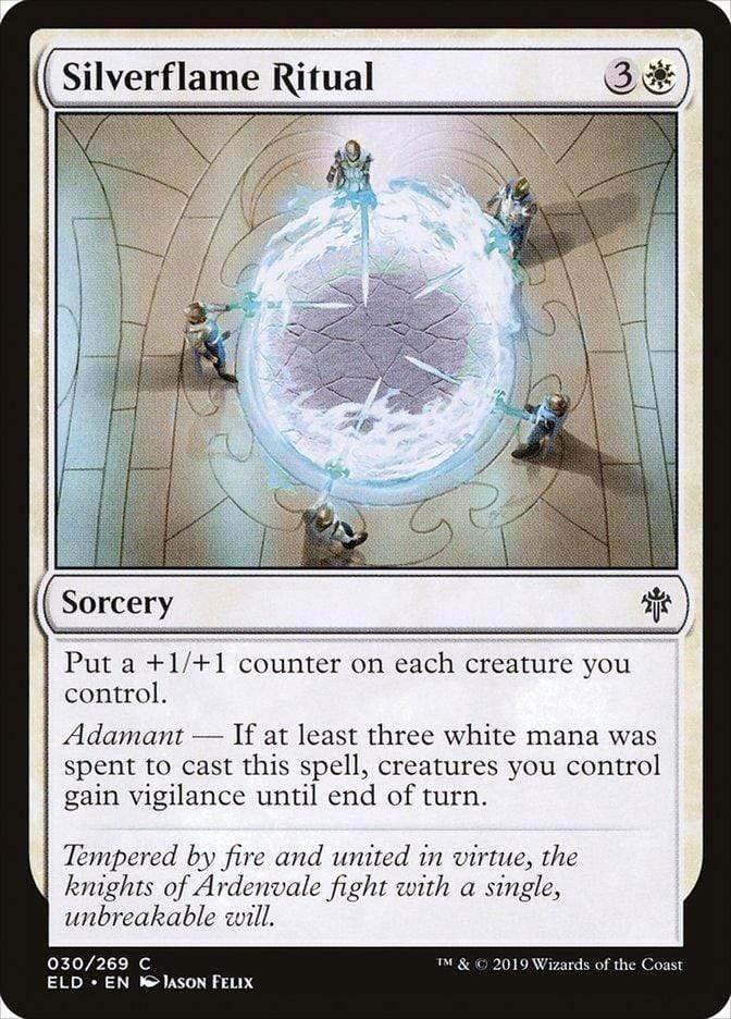 Magic: The Gathering MTG Single Silverflame Ritual [Throne of Eldraine]