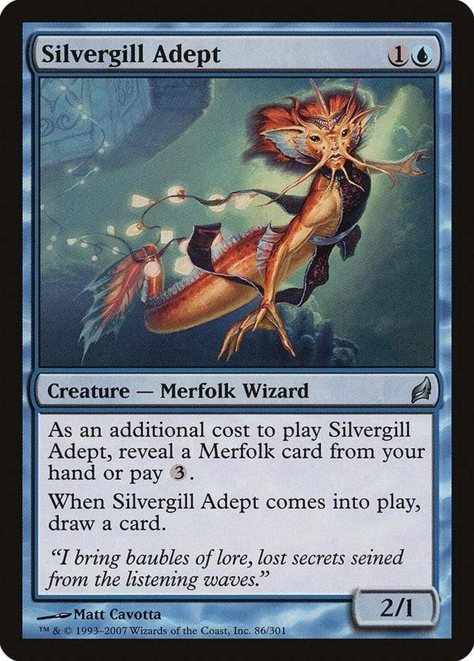 Magic: The Gathering MTG Single Silvergill Adept [Lorwyn]