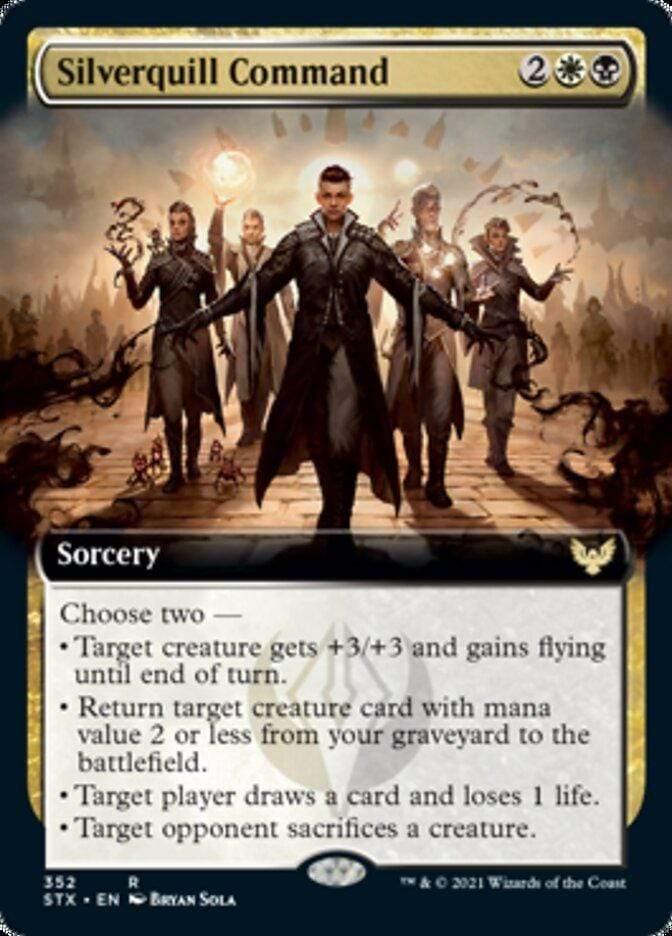 Magic: The Gathering MTG Single Silverquill Command (Extended) [Strixhaven: School of Mages]