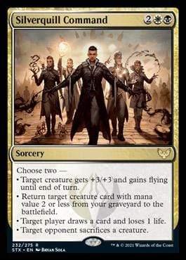 Magic: The Gathering MTG Single Silverquill Command [Strixhaven: School of Mages]