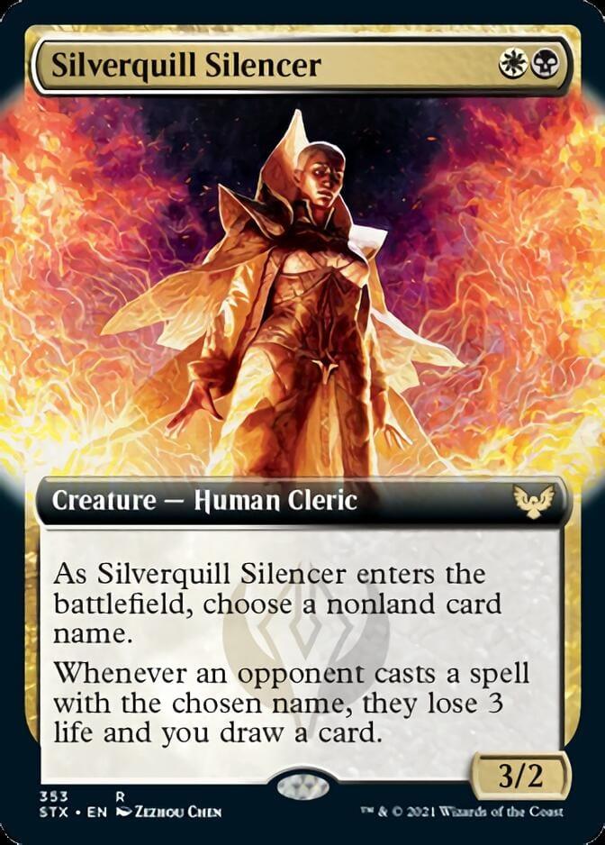 Magic: The Gathering MTG Single Silverquill Silencer (Extended) [Strixhaven: School of Mages]