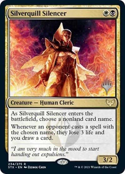 Magic: The Gathering MTG Single Silverquill Silencer (Promo Pack) [Strixhaven: School of Mages Promos]