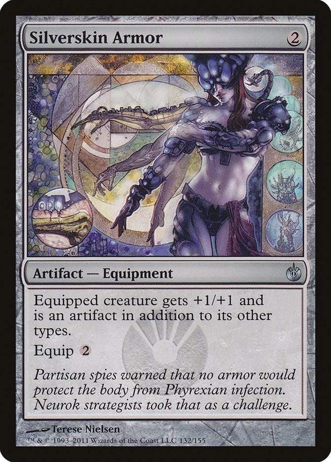 Magic: The Gathering MTG Single Silverskin Armor [Mirrodin Besieged]