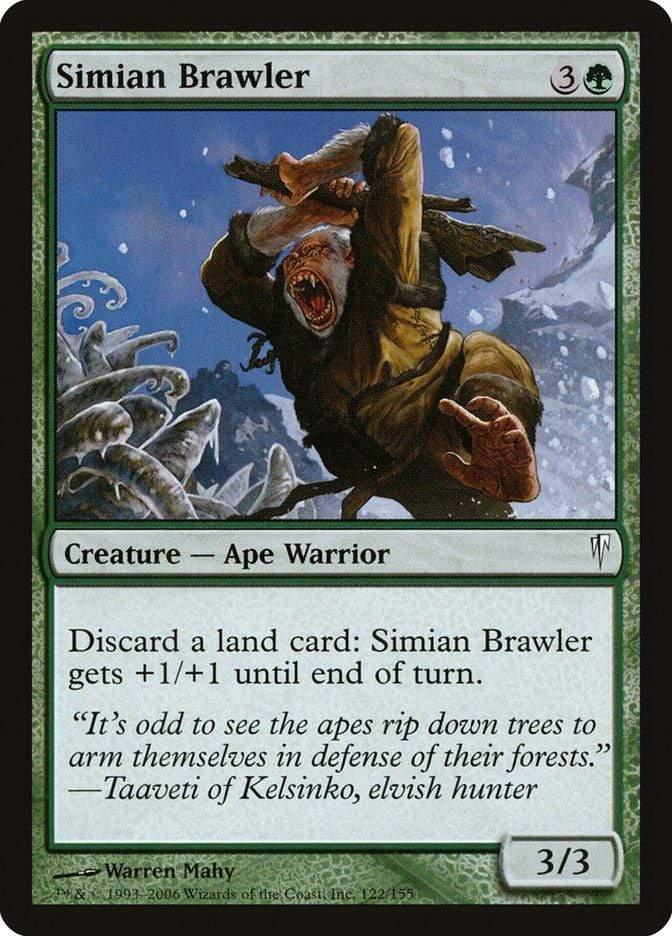 Magic: The Gathering MTG Single Simian Brawler [Coldsnap]