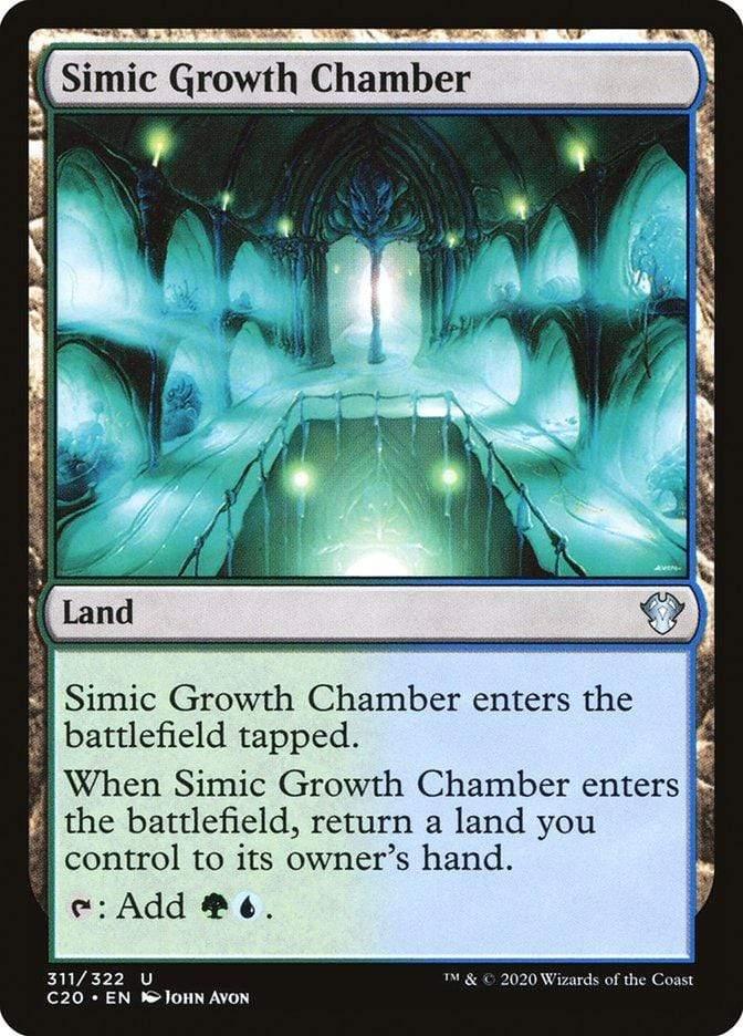 Magic: The Gathering MTG Single Simic Growth Chamber [Commander 2020]