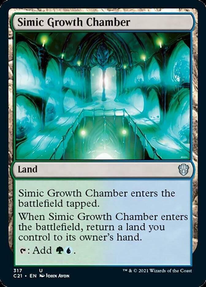 Magic: The Gathering MTG Single Simic Growth Chamber [Commander 2021]